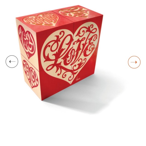 House Industries 4 blocks of heart (love) - Picture 12 of 14